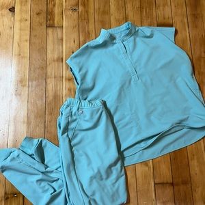 Figs Seaglass womens limited edition rafaela scrub top